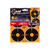 Allen EZ AIM (4) 3" Bullseye Adhesive Splash Reactive Paper Shooting Targets 12PK