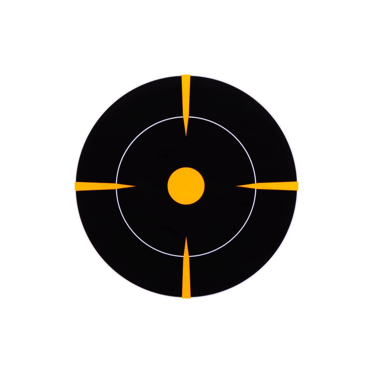 Allen EZ AIM Adhesive 6" Bullseye Splash Reactive Paper Shooting Targets 12PK