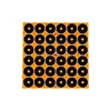 Allen EZ AIM (36)1" Bullseye Adhesive Splash Reactive Paper Shooting Targets 12PK