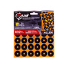 Allen EZ AIM (36)1" Bullseye Adhesive Splash Reactive Paper Shooting Targets 12PK
