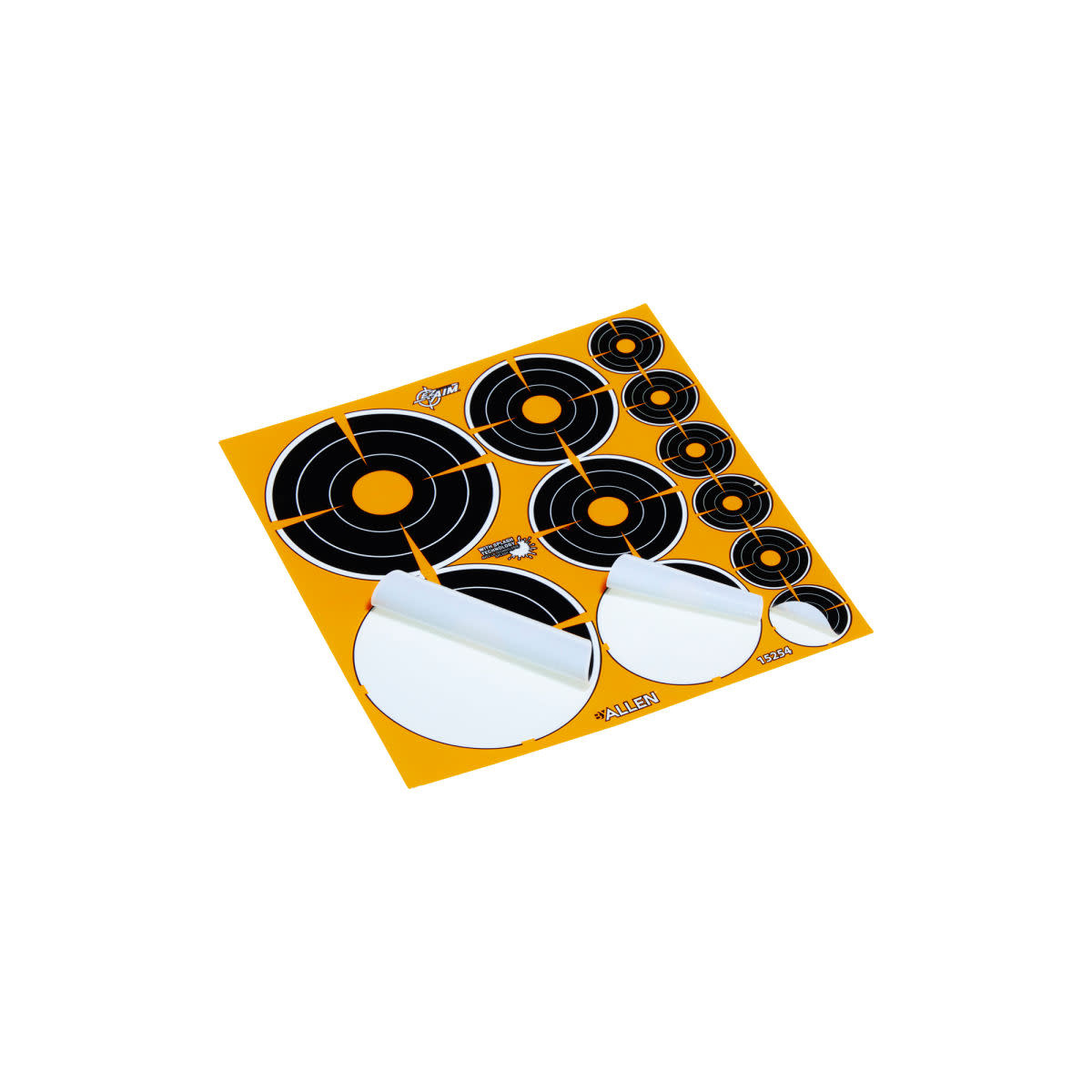 Allen EZ AIM Bullseye (72)1", (36)2", (24)3" Adhesive Splash Reactive Variety Pack