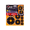 Allen EZ AIM Bullseye (72)1", (36)2", (24)3" Adhesive Splash Reactive Variety Pack