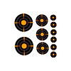 Allen EZ AIM Bullseye (72)1", (36)2", (24)3" Adhesive Splash Reactive Variety Pack