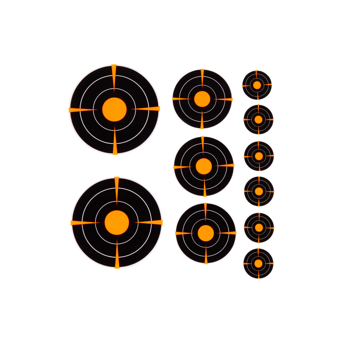 Allen EZ AIM Bullseye (72)1", (36)2", (24)3" Adhesive Splash Reactive Variety Pack