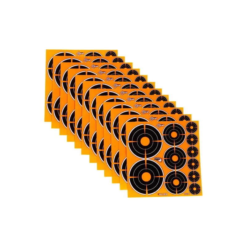 Allen EZ AIM Bullseye (72)1", (36)2", (24)3" Adhesive Splash Reactive Variety Pack