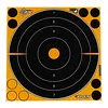 Allen EZ AIM Adhesive 8"Bullseye Splash Reactive Paper Shooting Targets 6 PK