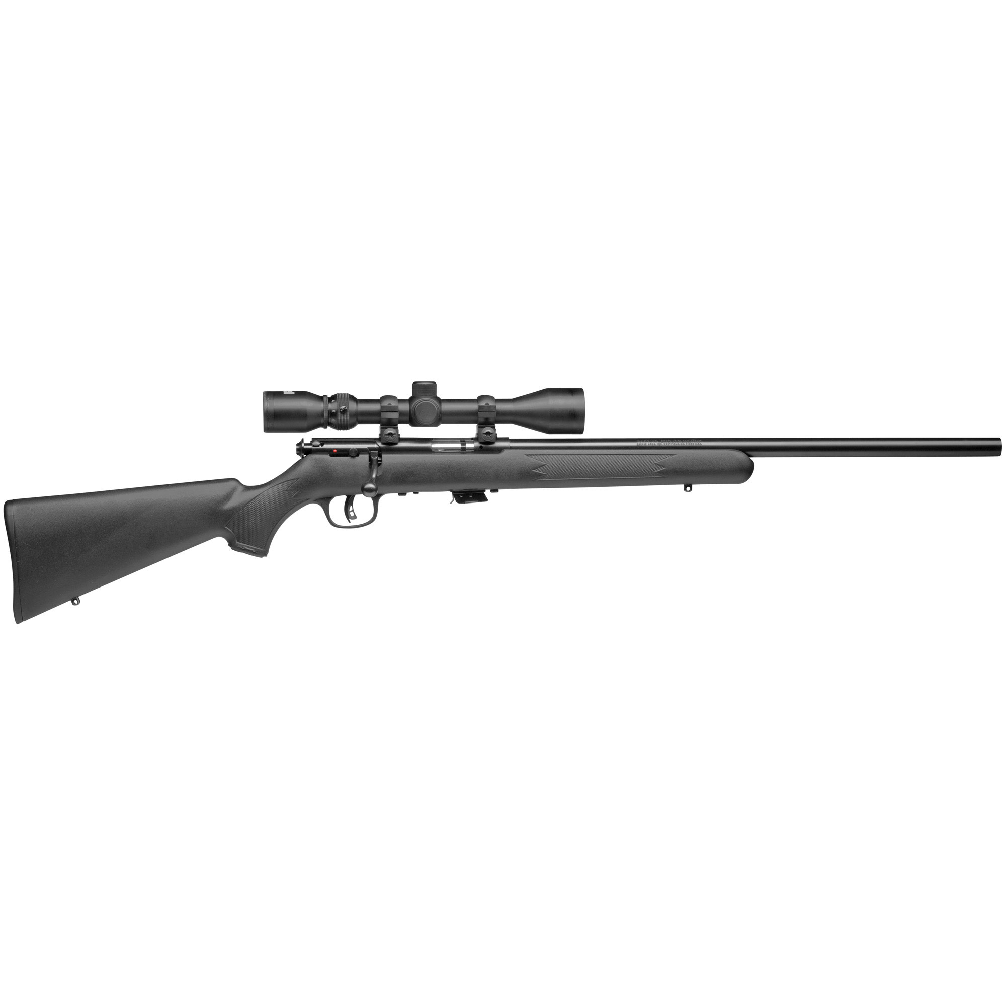 Savage Arms Mark II FVXP 21" BLK 5RD Bolt Action Rifle w/ 3-9x40mm Bushnell Scope