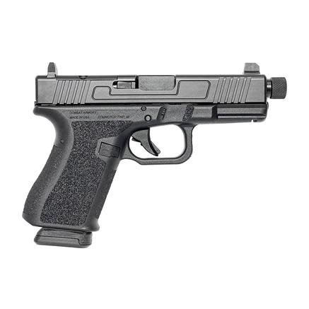 Combat Armory, CA19 OR, 9mm, 4.49" TB, BLK, (1) 15RD, Pistol