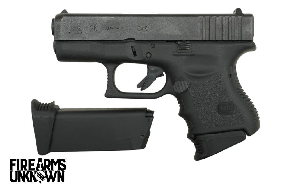 Glock G26 Gen3 9mm BLK (2)10RD Pistol (WT Consignment)NO CASE