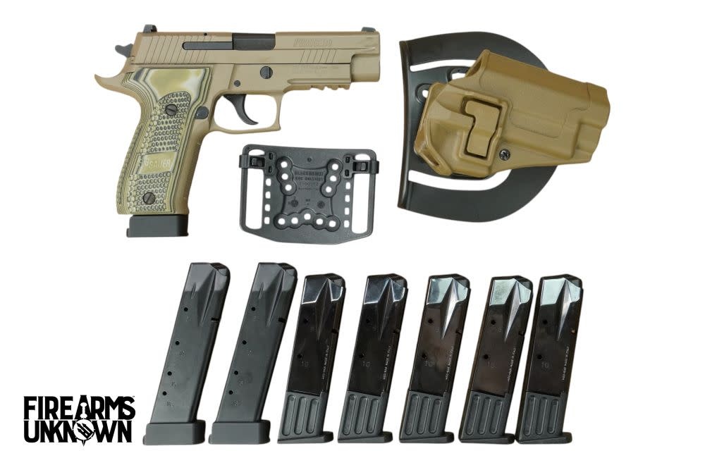 Sig, P226 Elite Scorpion, 9mm, 4.4", FDE, (3) 18RD (5) 10RD, Pistol W/ Holster(USED)