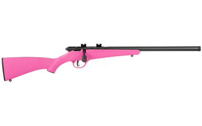 Savage, Rascal FV-SR, 22LR, 16"  HBAR TB, Pink, 1RD, Single Shot Rifle