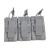 Ncstar, Triple AR/Pistol Mag Pouch - Urban Gray