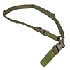 Vism, 2 Point or 1 Point Sling w/Metal Spring Clips - Green