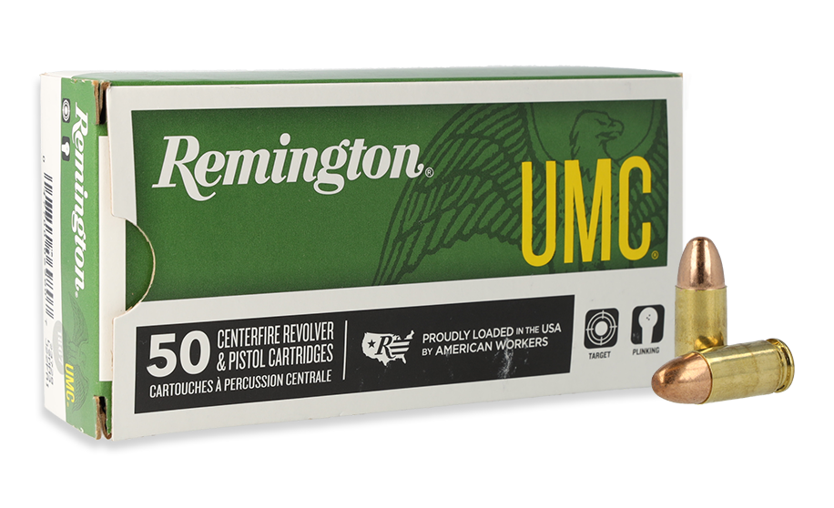 Remington UMC 9mm 147gr FMJ 50RD Box