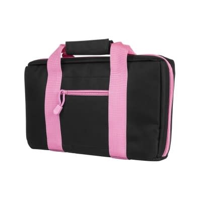 Vism, Discreet Pistol Case - Black w/Pink