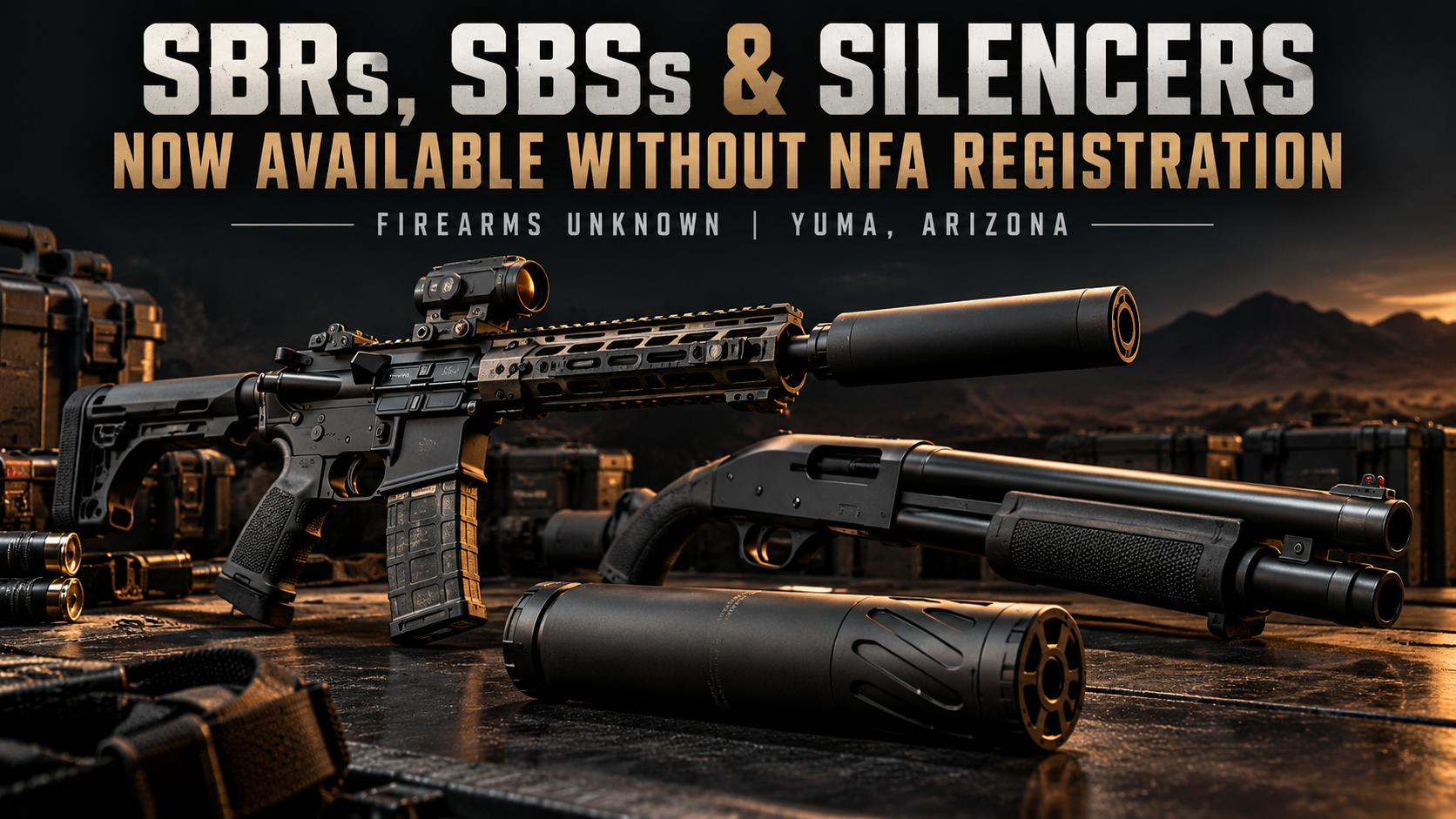 NFA Update: Firearms Unknown Will Now Transfer Suppressors, SBRs, and SBSs on Form 4473