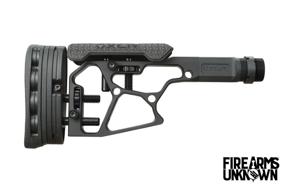 XLR, C-6 Buttstock, Long LOP Adapter & Castle Nut, Anodized Black