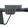 XLR, Smoke Ultralight Carbon Fiber Buttstock, 9.625", 12.5" Fixed / 13.75" Folding LOP W/ Castle Nut
