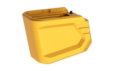 Tyrant CNC, +5/4 Mag Extension, Matte Finish, Gold, Fits Glock 19/23/26
