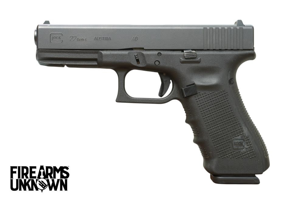 Glock, 22 Gen 4 (AUS),  40 S&W, 4.5", BLK, (2) 15RD, Pistol (USED) Comes w/ Holster