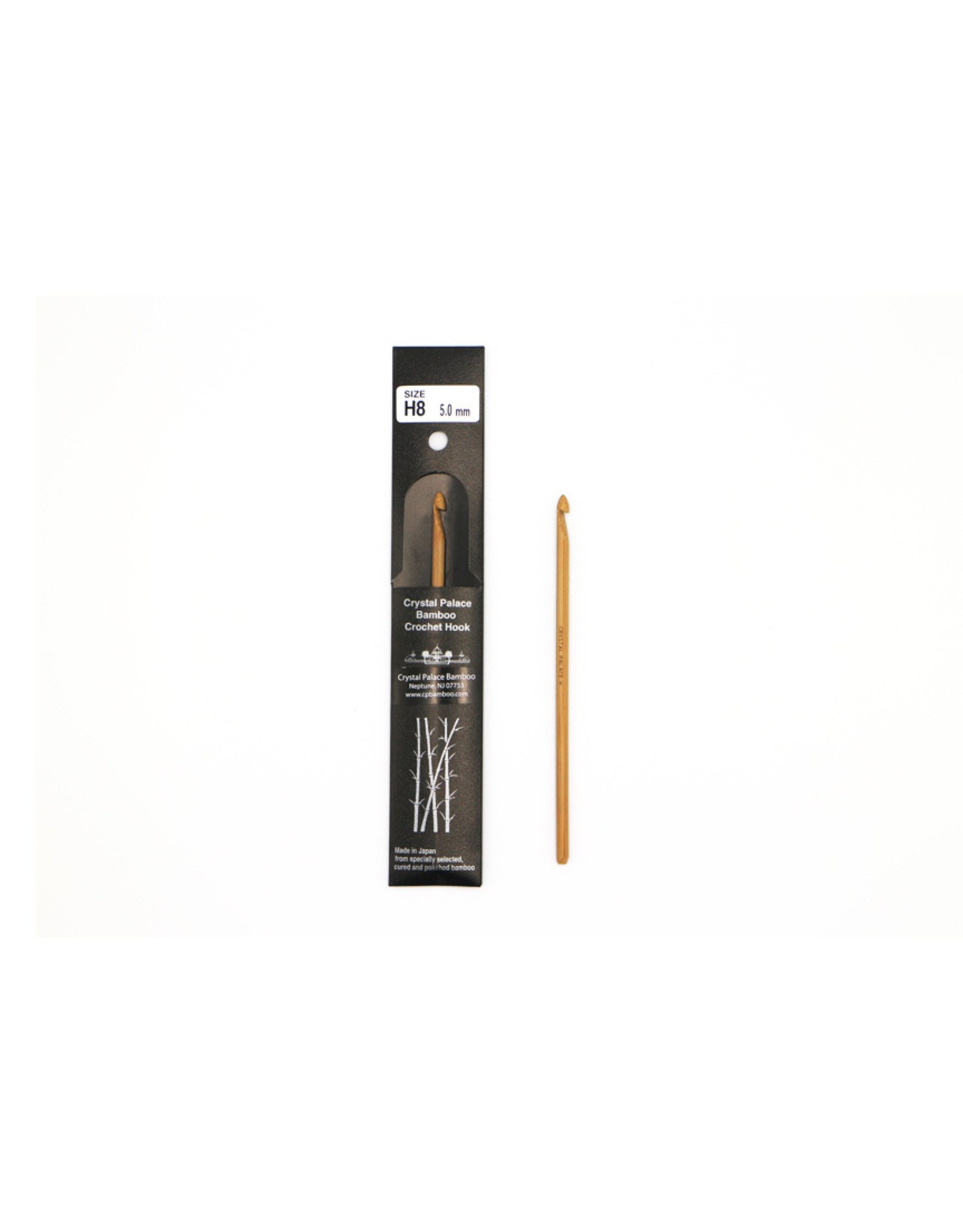 Bamboo Crochet Hook - K+10.75, Crystal Palace