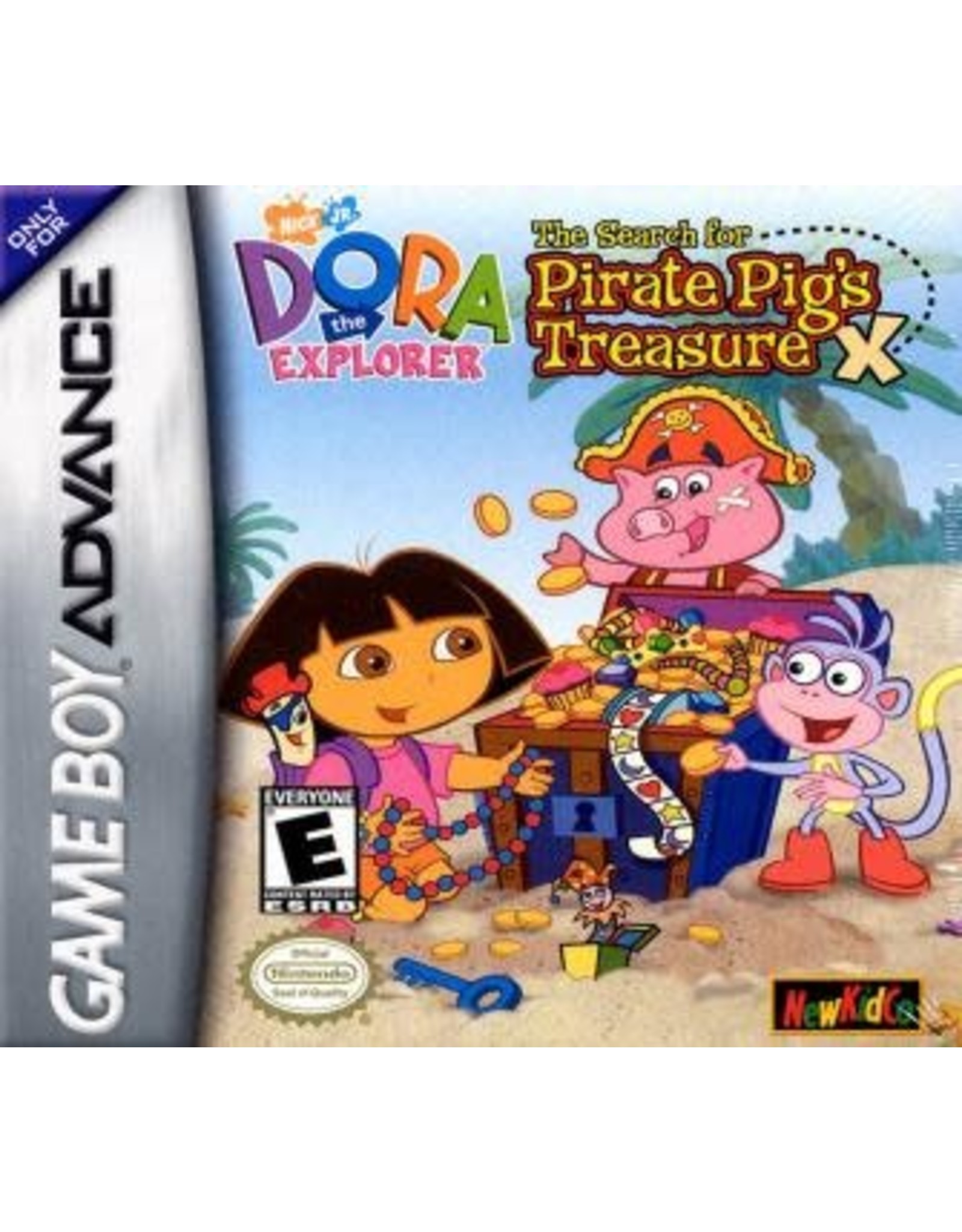 Gameboy Advance Dora The Explorer The Search For Pirate Pig S Treasure Cart Only Video Game Trader