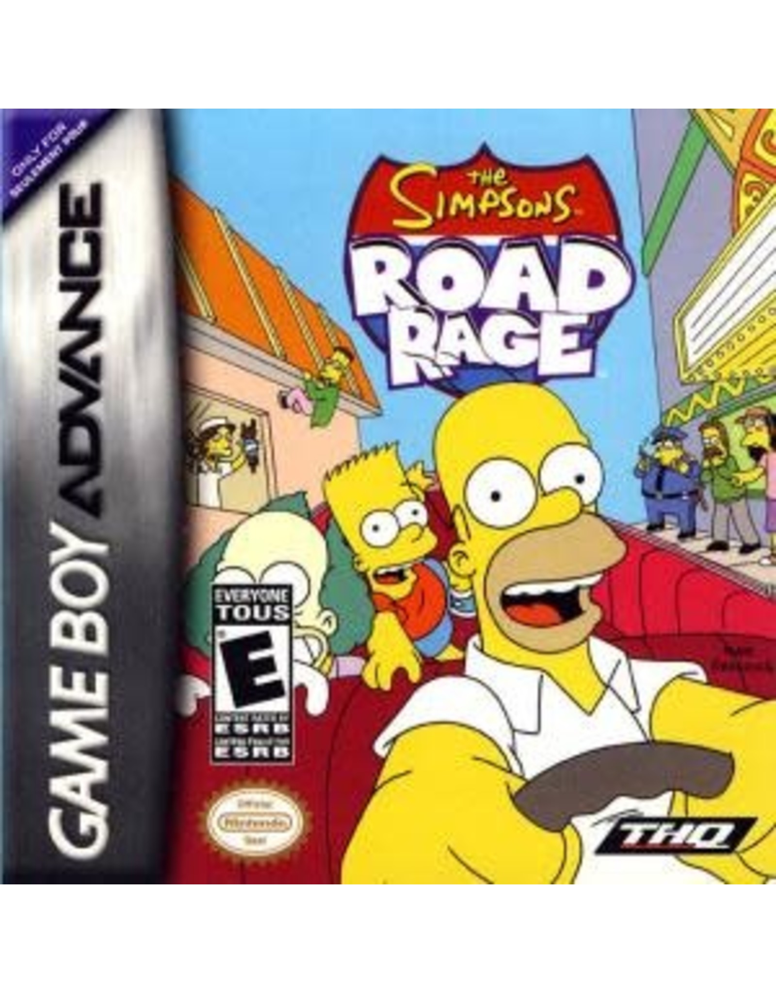 the simpsons road rage game
