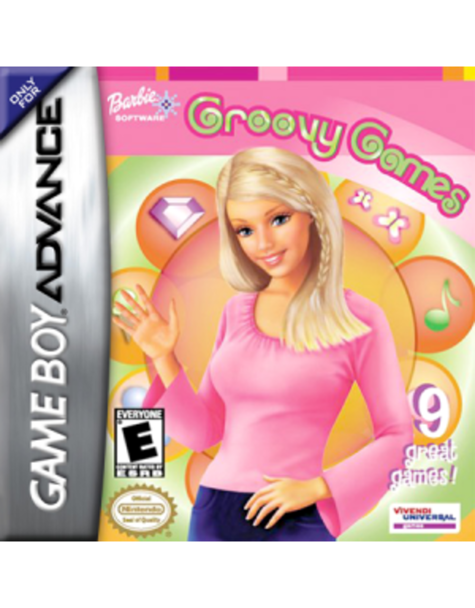 Game Boy Advance Barbie Groovy Games (Cart Only)