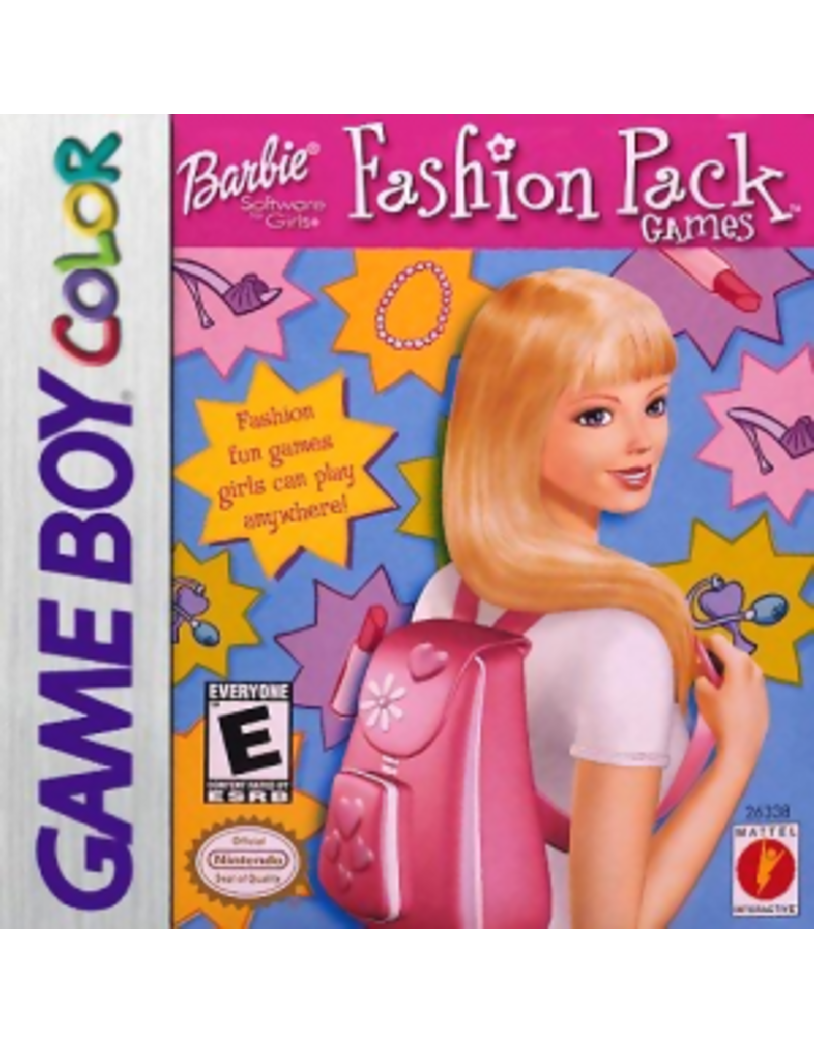 Game Boy Color Barbie Fashion Pack (Cart Only)