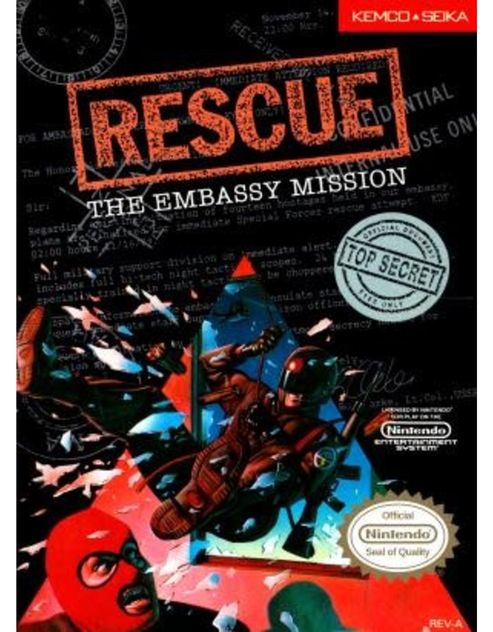 NES Rescue the Embassy Mission (Cart Only)
