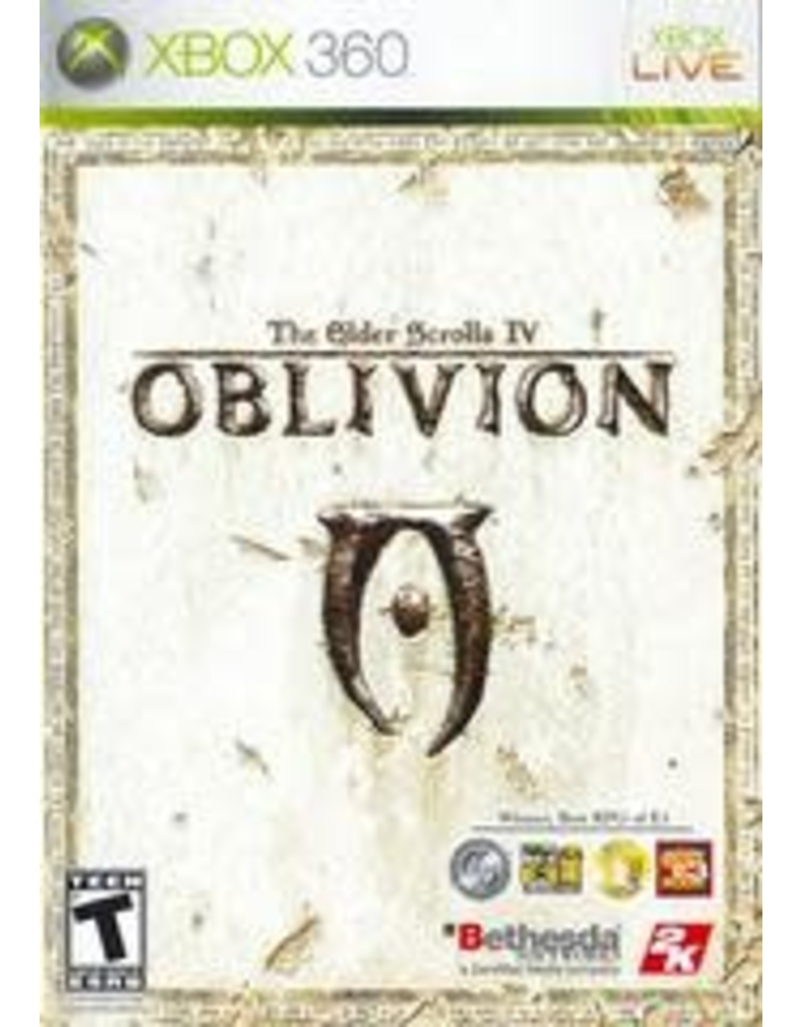 Xbox 360 Oblivion, Elder Scrolls IV (CiB)