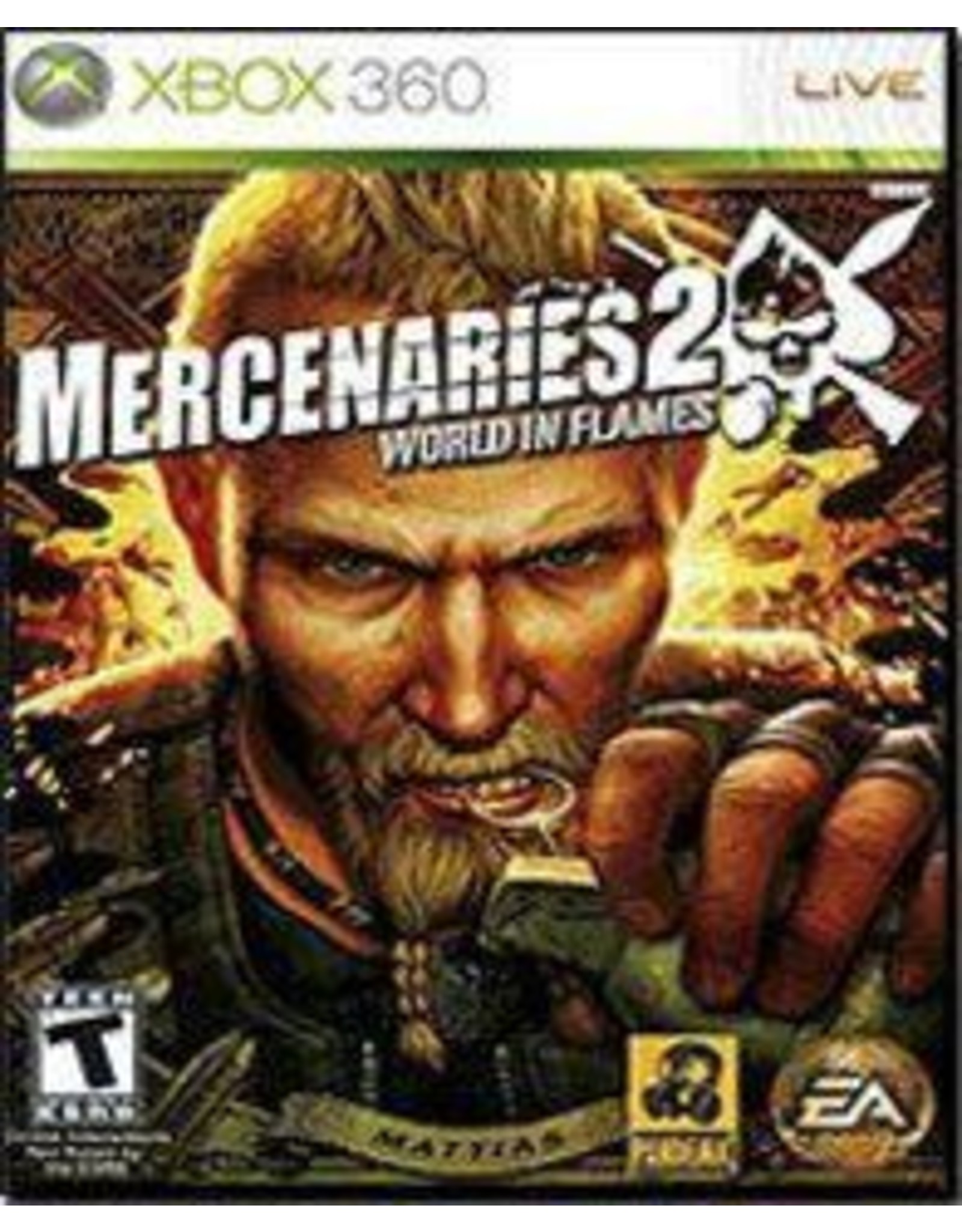 Xbox 360 Mercenaries 2 World in Flames (Used)
