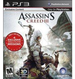 Playstation 3 Assassin's Creed III - No DLC (Used)