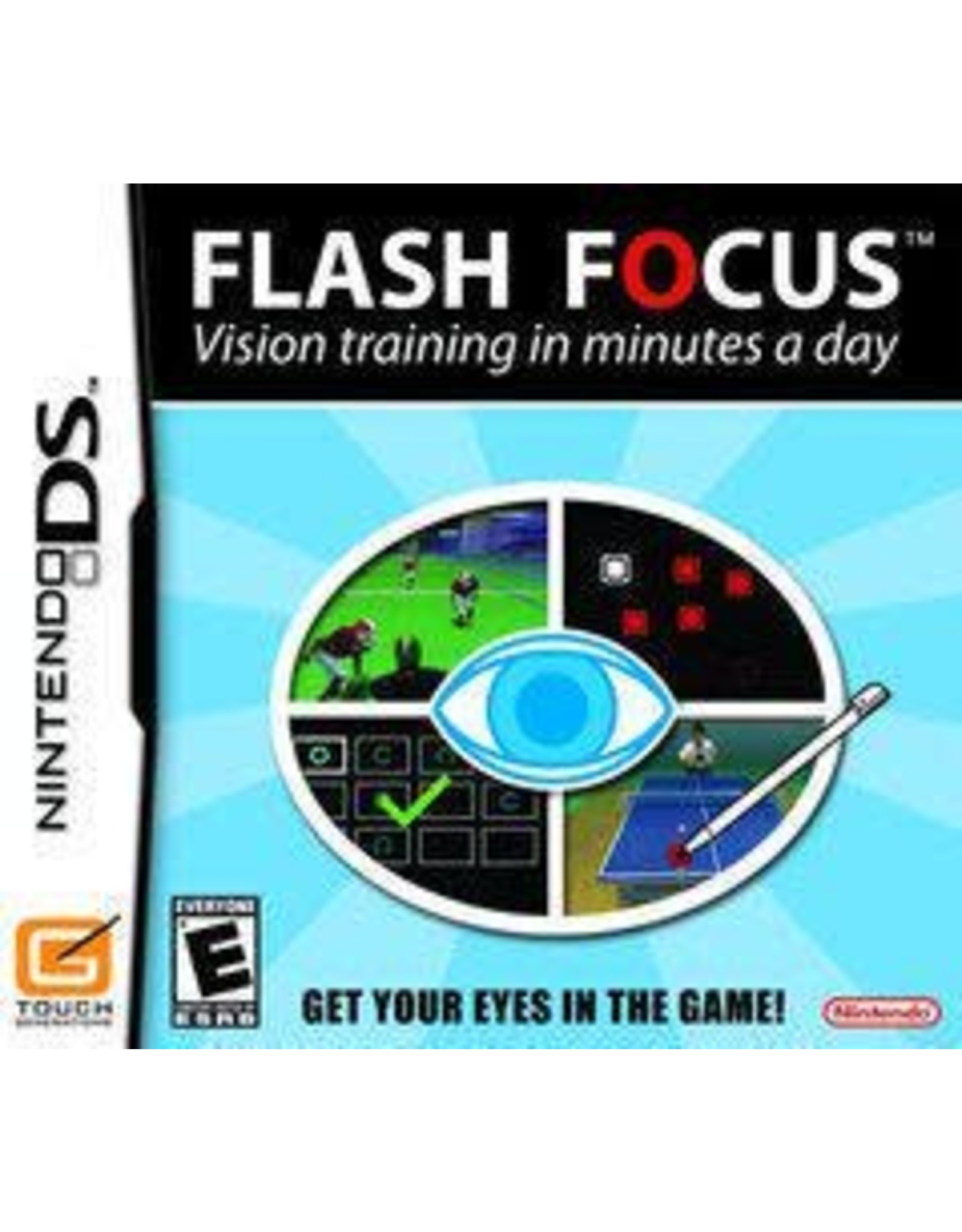 Nintendo DS Flash Focus Vision Training (CiB)
