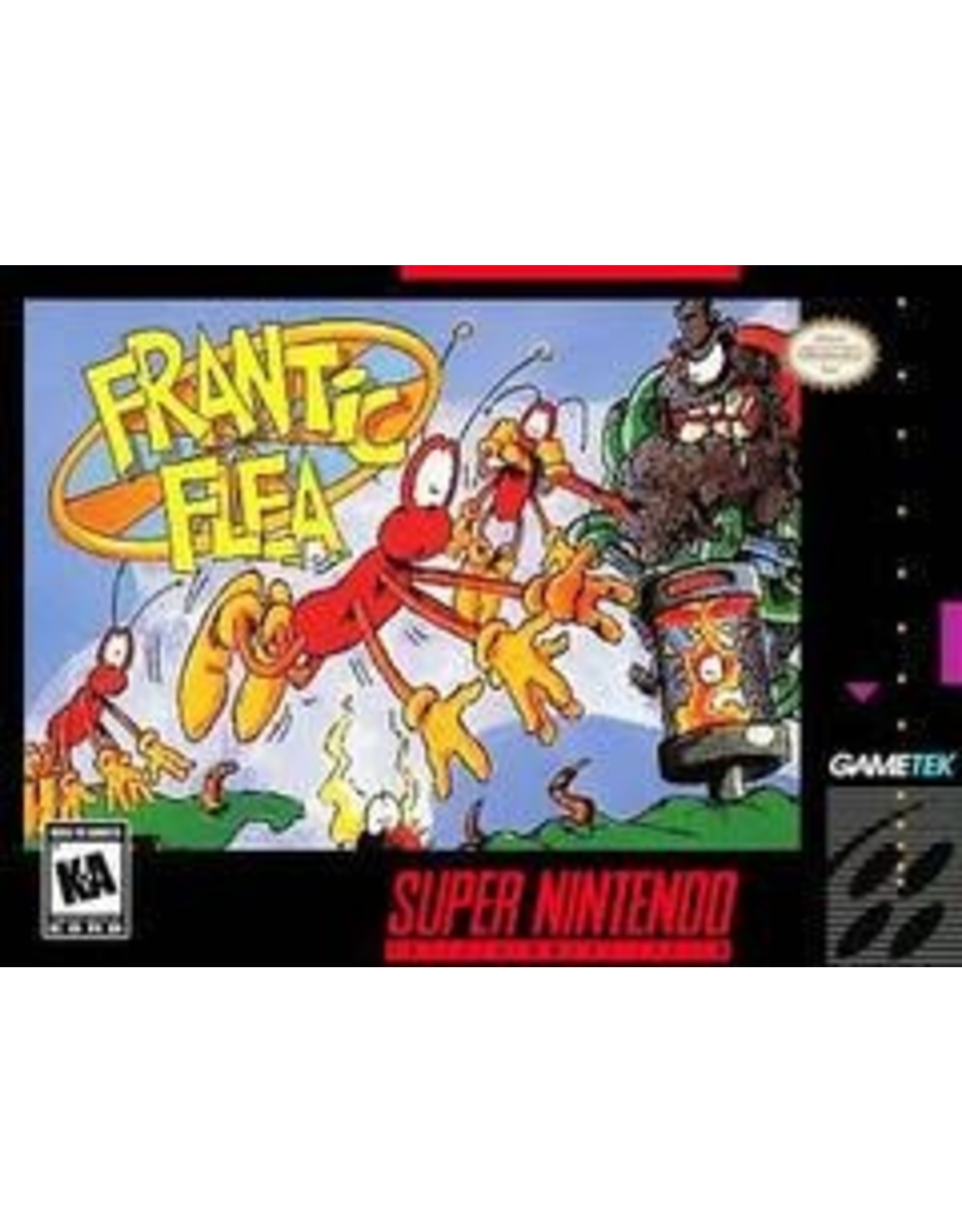 Super Nintendo Frantic Flea (Cart Only)