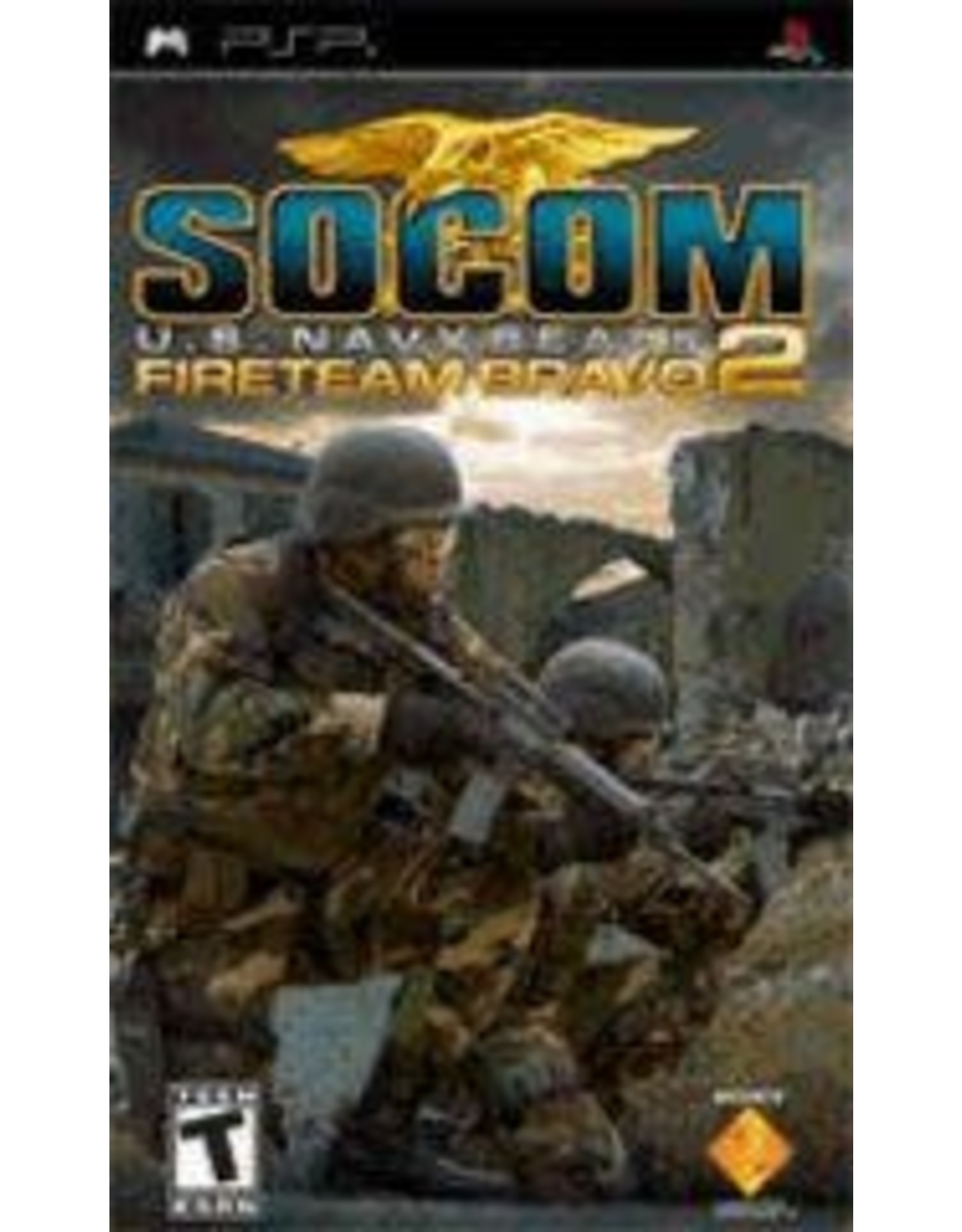 NEW Sealed Socom US Navy Seals Fireteam Bravo Video Game Sony PSP Fire Team  711719861522