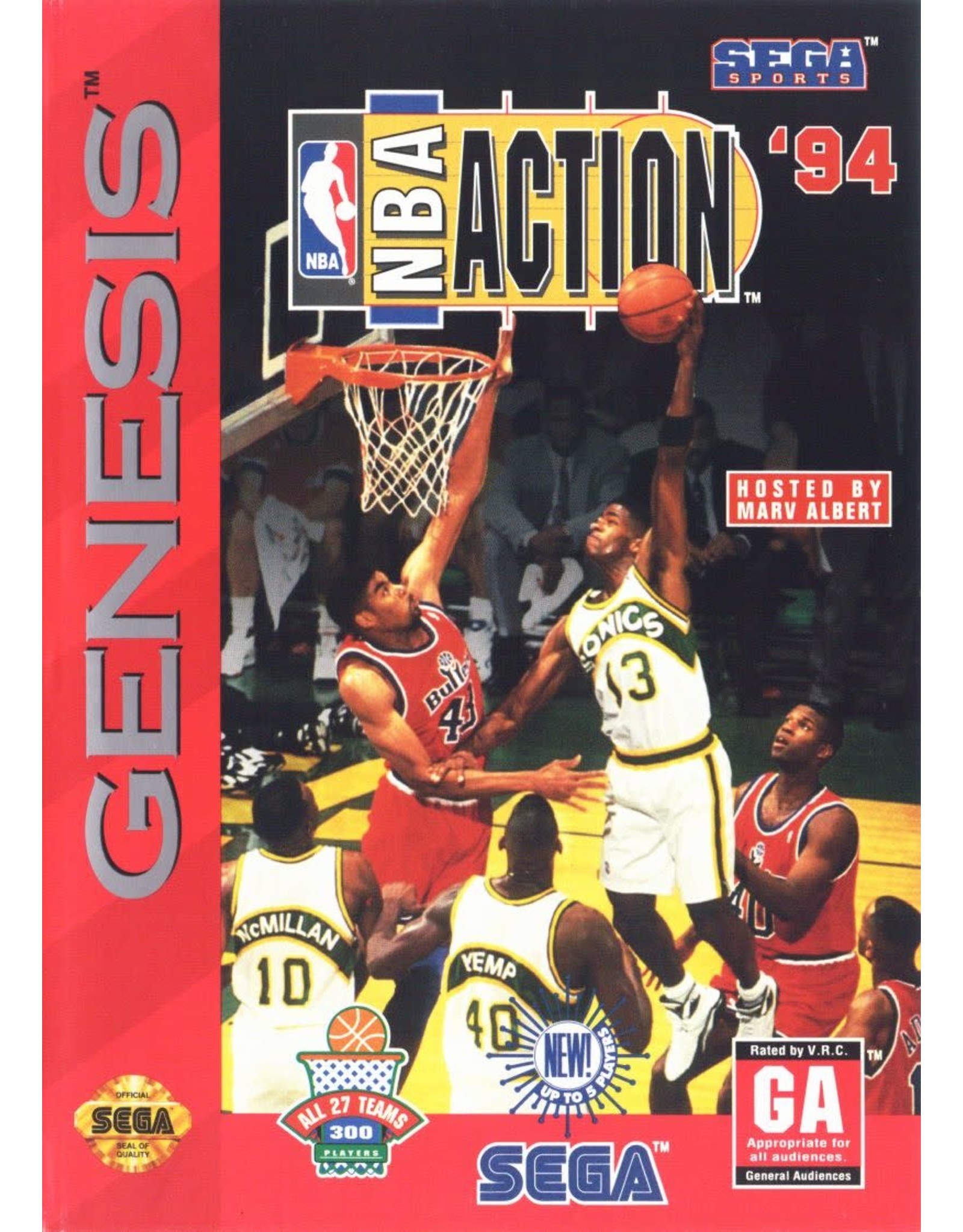 Sega Genesis NBA Action '94 (Cart Only)
