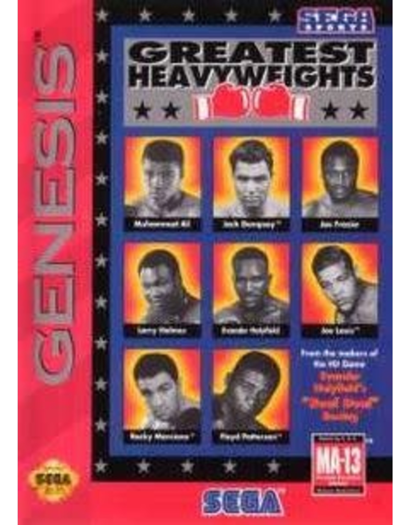 Sega Genesis Greatest Heavyweights (Cart Only)