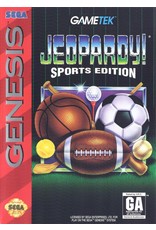 Sega Genesis Jeopardy Sports Edition (Cart Only, Damaged Label)