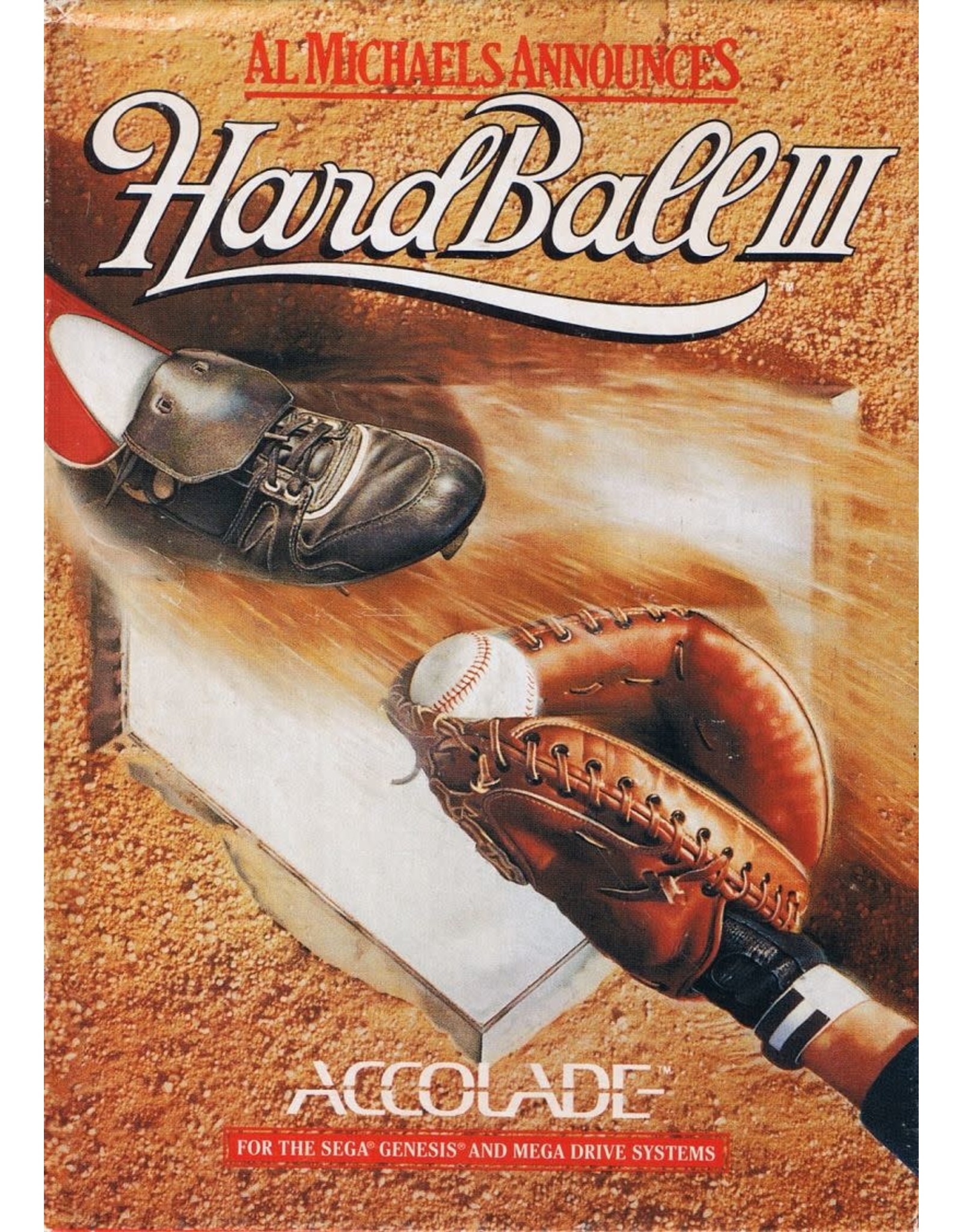 Sega Genesis Harball III (Boxed, No Manual, Writing on Inside of Box)