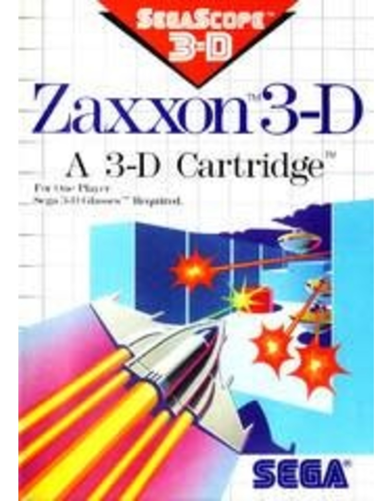 Sega Master System Zaxxon 3D (No Manual)