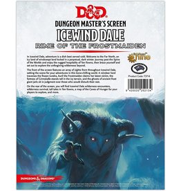 Dungeons & Dragons Dugeon Master's Screen IceWind Dale Rime of the Frostmaiden