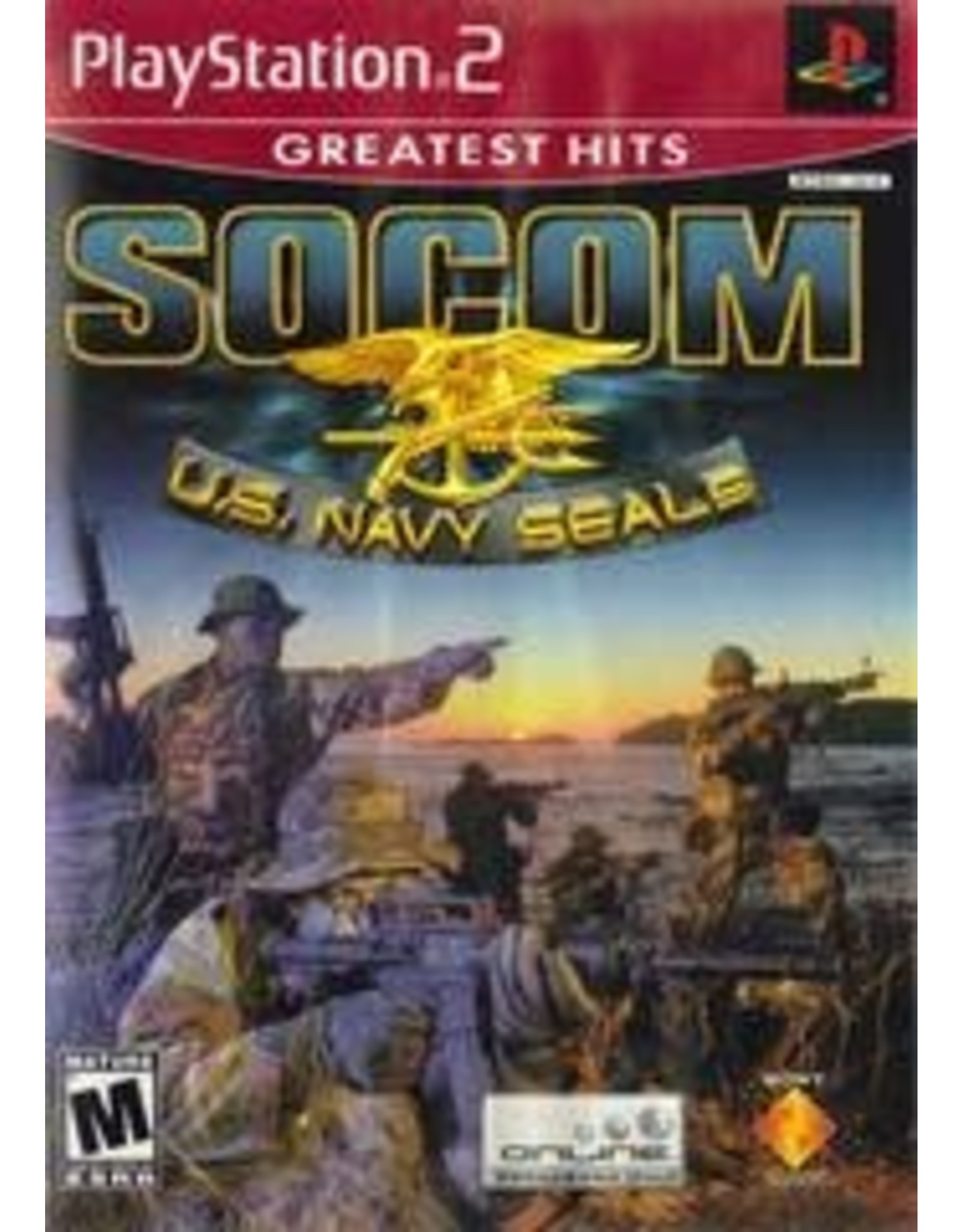 Playstation 2 Socom Us Navy Seals Greatest Hits No Manual Video Game Trader