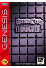 Sega Genesis Robocop vs The Terminator (Boxed, No Manual, Damaged Label)