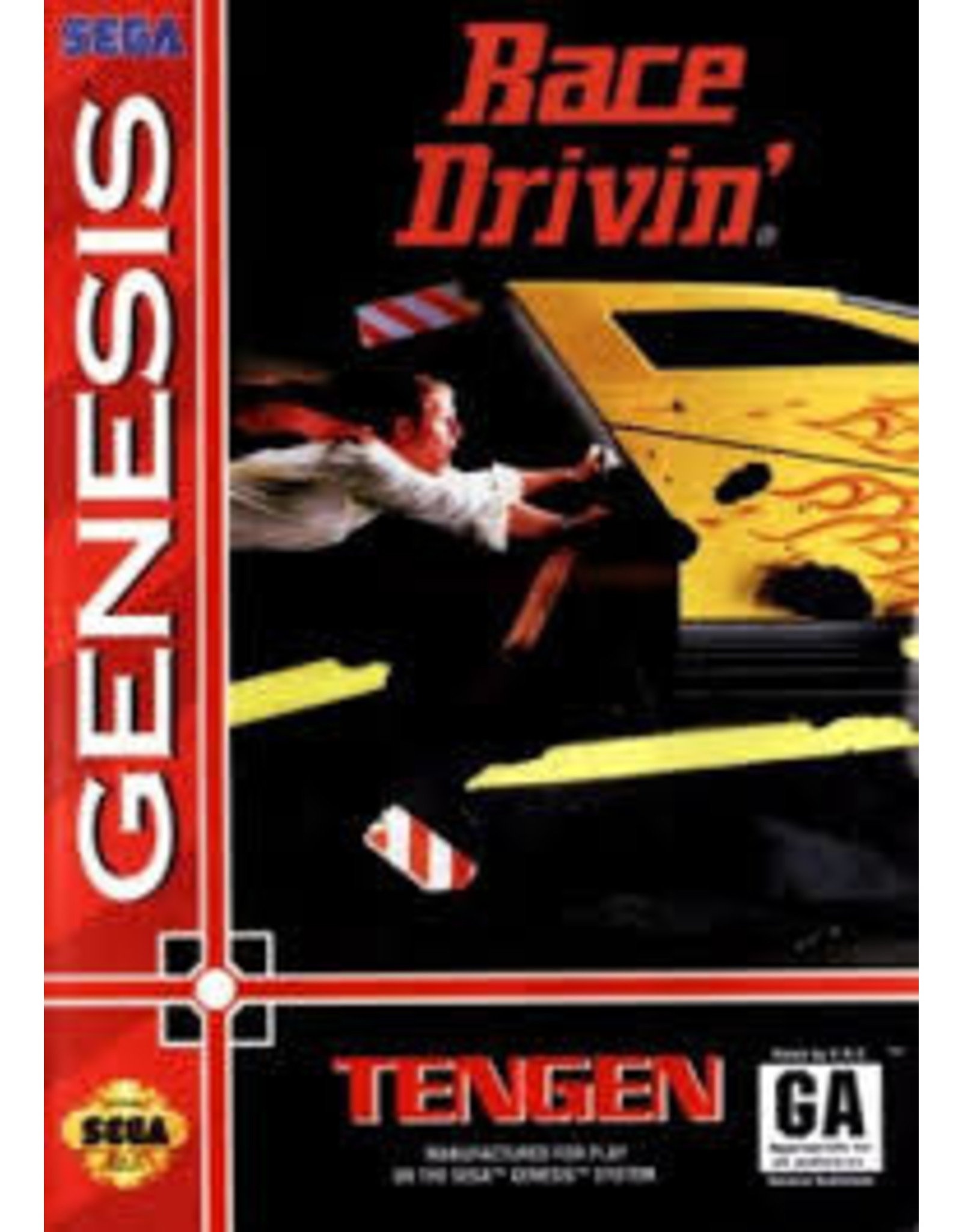 Sega Genesis Race Drivin (Cart Only)