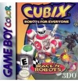 Game Boy Color Cubix Robots for Everyone Race N Robots (Cart Only, Damaged Label)