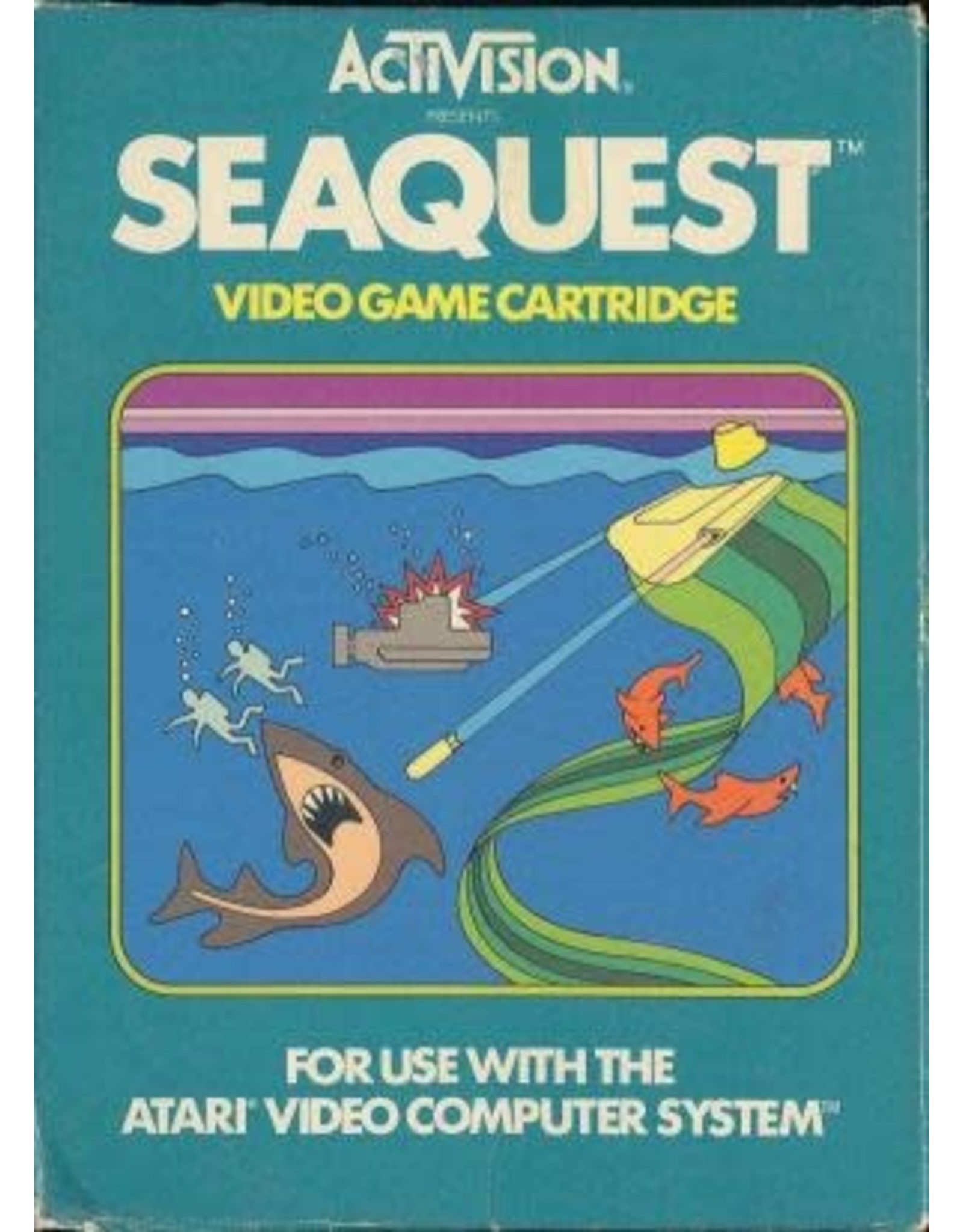 Atari 2600 Seaquest (Cart Only)