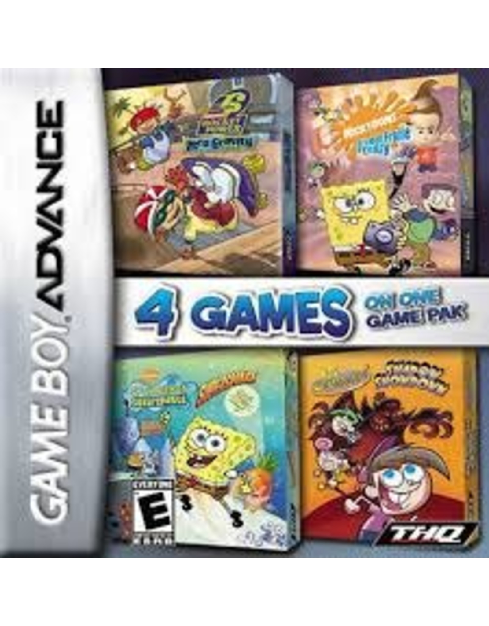 Game Boy Advance Nickelodeon Four Game Pack (Used, Cart Only)
