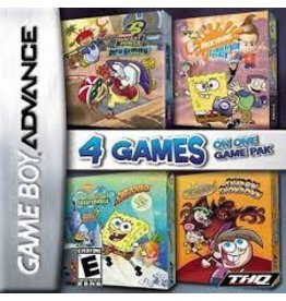 Game Boy Advance Nickelodeon Four Game Pack (Used, Cart Only)