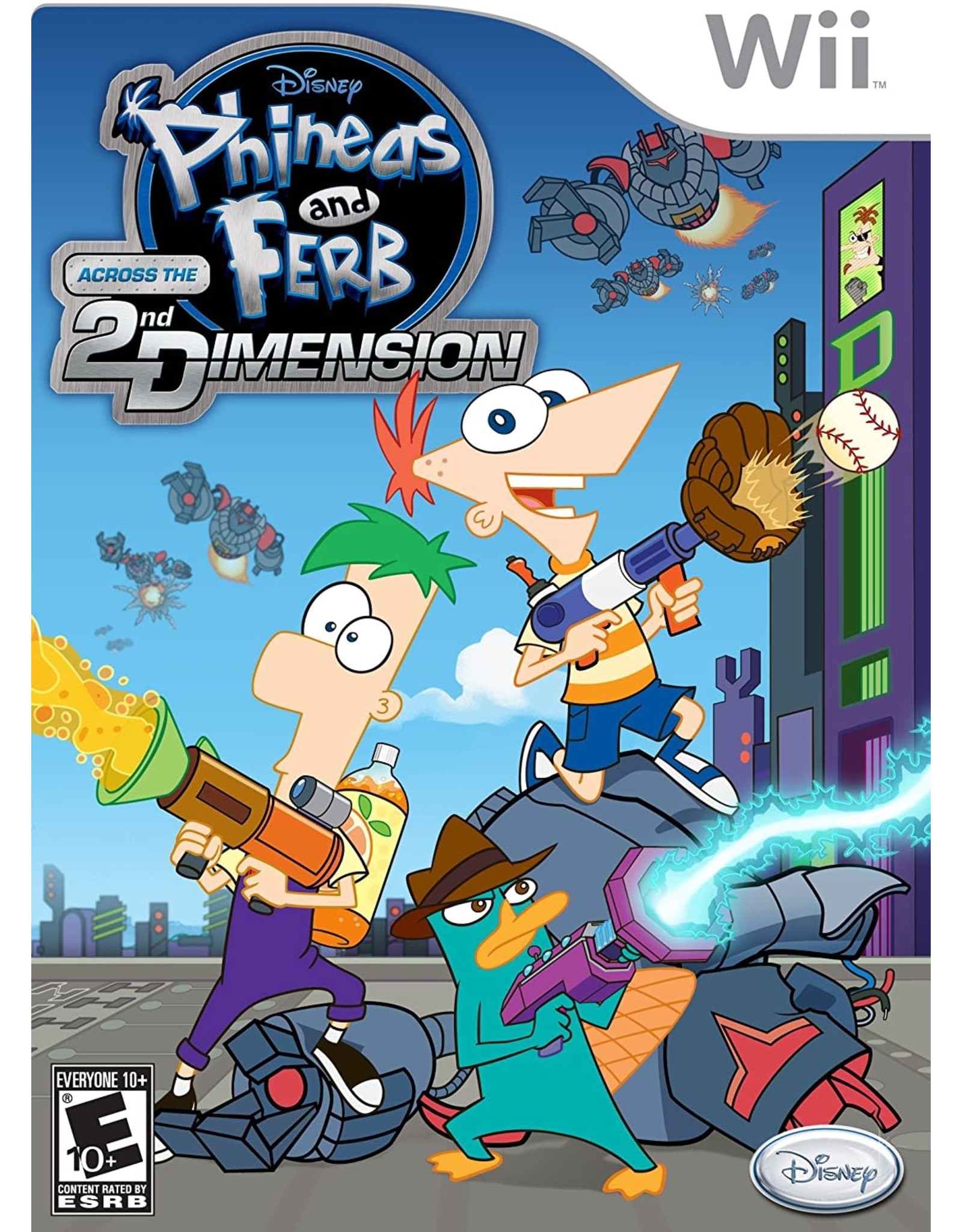 Wii Phineas and Ferb: Across the Second Dimension (CiB)